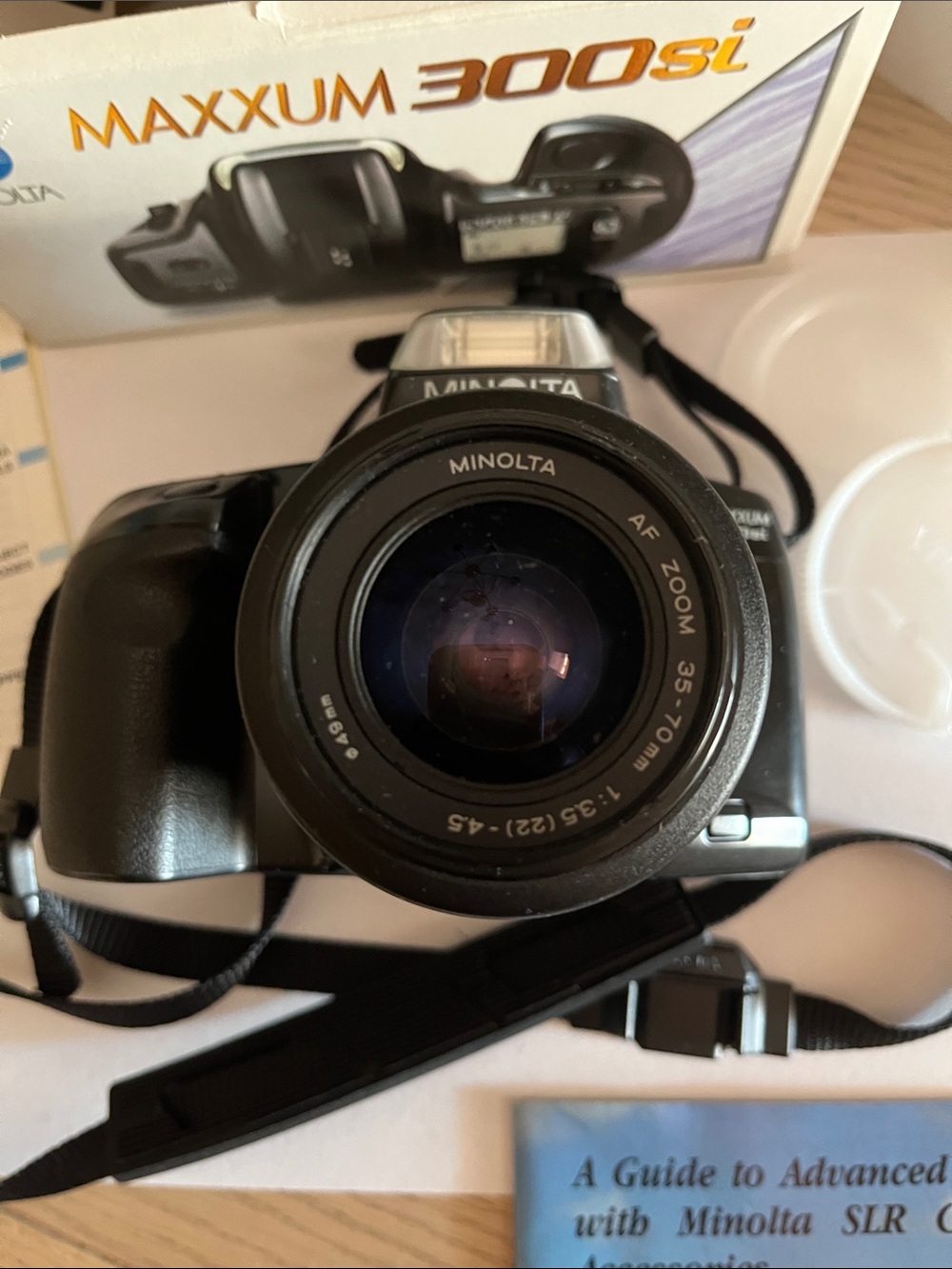 Minolta Maxxum 300si Black Camera